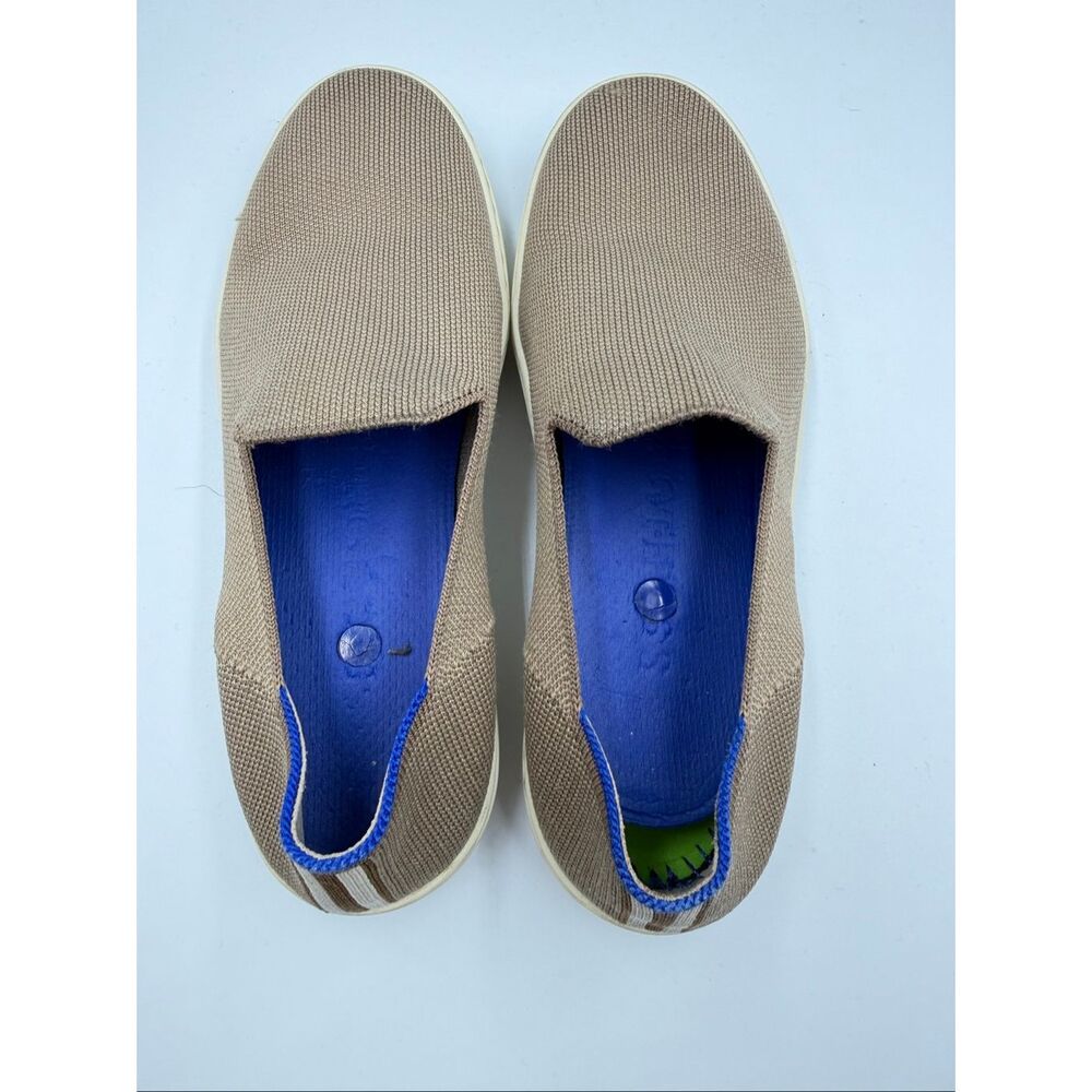 Rothy’s The Sneaker Slip On Taupe Knit Shoes Women’s Size 7.5 Washable Casual - Picture 10 of 12